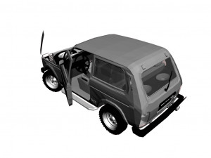 lada niva vaz 21213 3D Model