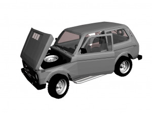 lada niva vaz 21213 3D Model