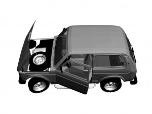 lada niva vaz 21213 3D Model