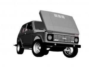 lada niva vaz 21213 3D Model