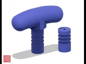 diy longboard paddle stick 3D Print Model