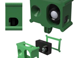 cadre s&eacute;curis&eacute; xiaomi yi 4k Modèles 3D en vedette