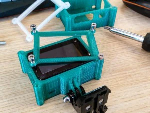 xiaomi yi 4k safe frame 3D Print Model
