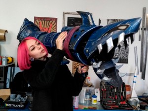 league of legends cosplay jinx rocket 3D Print Model