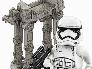 &agrave; pour lego Modèles 3D en vedette