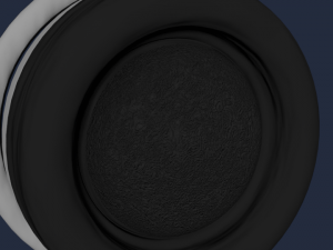 realistic headphone Modelo 3D