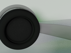 realistic headphone Modelo 3D