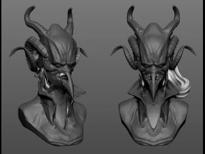 mulher bruxa Modelo de Impressão 3D