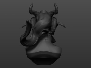 witcher female Model do druku 3D