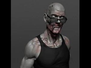 zombie keren Model Cetak 3D