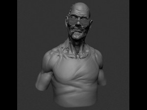 cool zombie Modèles 3D en vedette