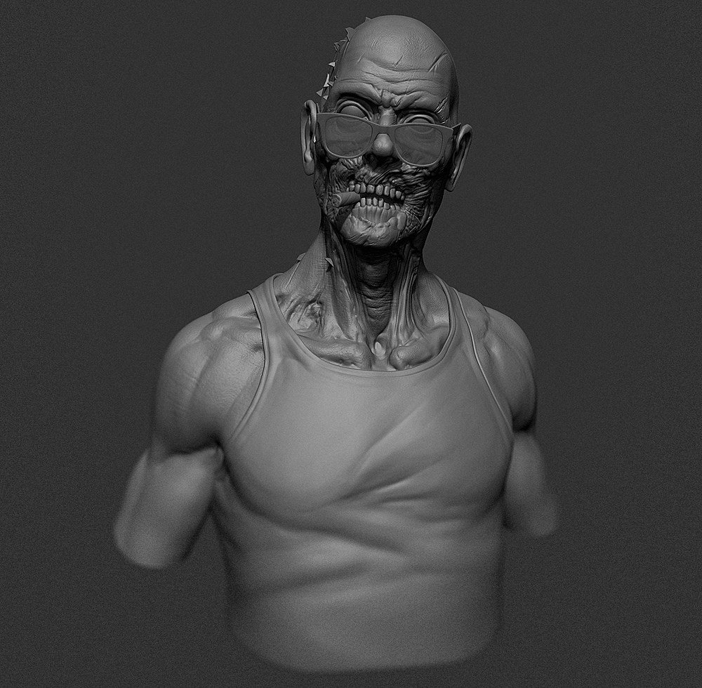 Zombie 3d model