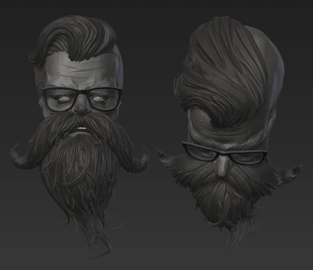 dead hipster 3D Print Model .c4d .max .obj .3ds .fbx .stl .blend