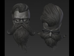 dead hipster 3D Print Model