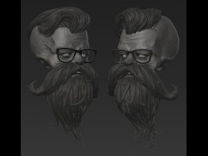 dead hipster 3D Print Model