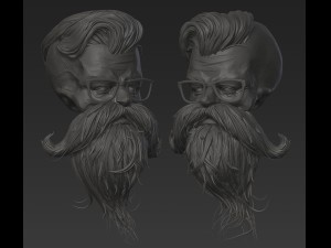 dead hipster 3D Print Model