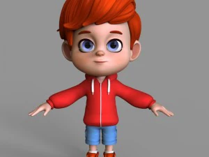 cartoon character arnold 3D Model