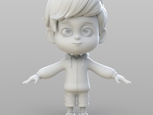 cartoon character arnold 3D मॉडल