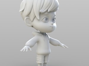 cartoon character arnold 3D मॉडल