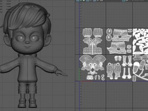 cartoon character arnold 3D मॉडल