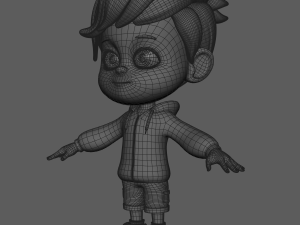 cartoon character arnold 3D मॉडल