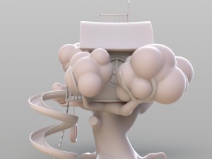 cartoon treehouse 3D-Modell