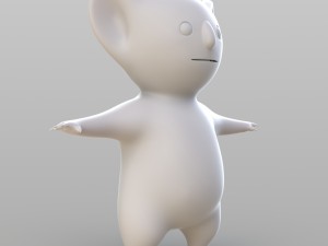 cartoon koala 3D 모델