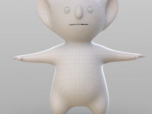 cartoon koala Modello 3D