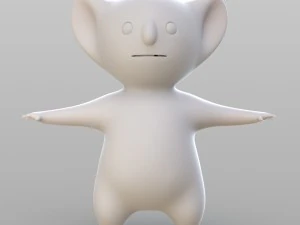 koala dei cartoni animati Modello 3D
