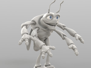 cartoon cicada 3D मॉडल
