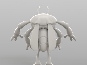 cartoon cicada 3D मॉडल