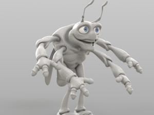 cartoon cicada 3D मॉडल