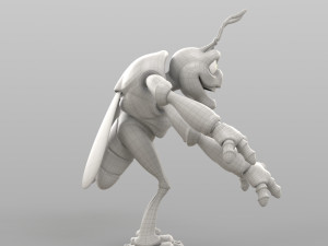 cartoon cicada 3D मॉडल
