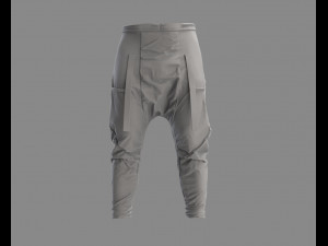 cyberpunk pants - marvelous designer Modello 3D