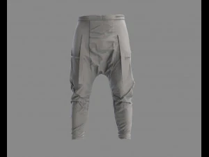 cyberpunk pants - marvelous designer 3D Model