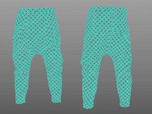 cyberpunk pants - marvelous designer Modello 3D