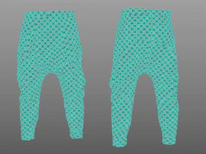 cyberpunk pants - marvelous designer 3D Model