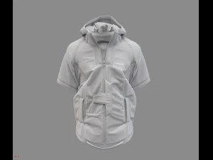 cyberpunk jacket - marvelous designer 3D Model