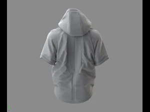 cyberpunk jacket - marvelous designer 3D Model