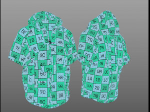 cyberpunk jacket - marvelous designer 3Dモデル