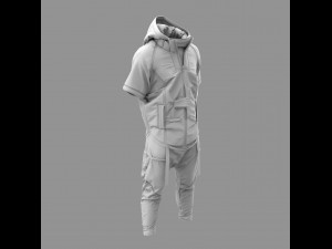 cyberpunk costume - marvelous designer 3D 모델