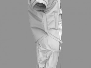 cyberpunk costume - marvelous designer 3D 모델