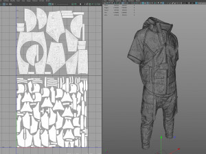 cyberpunk costume - marvelous designer 3D 모델