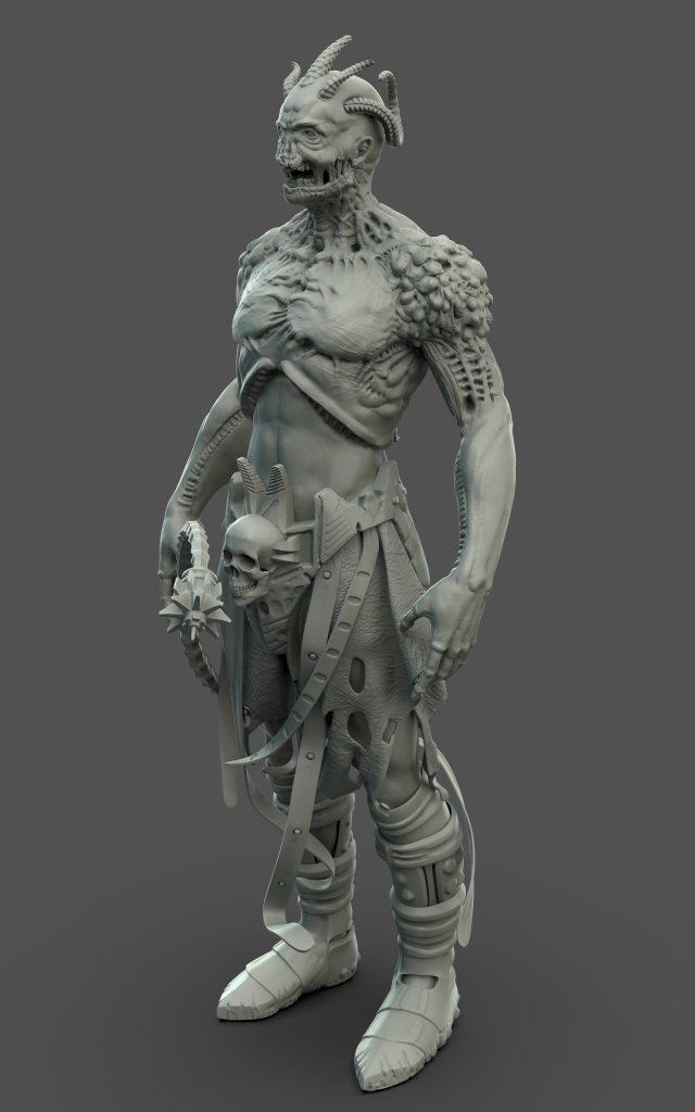 belial - the prince of darkness 3D Модель .c4d .max .obj .3ds .fbx .stl .blend 