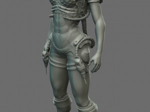 ethion - female engineer 3D Model
