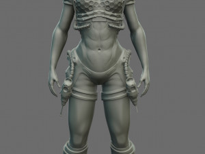 ethion - female engineer 3D Model