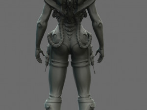 ethion - female engineer 3D Model