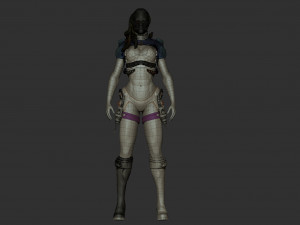 ethion - female engineer 3D Model