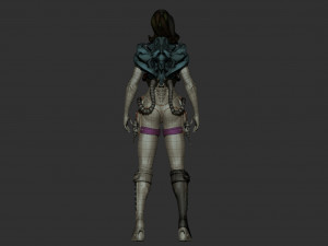 ethion - female engineer 3D Model