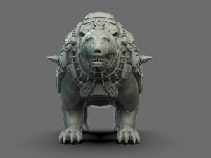 soleucy - bear - hunter pet 3D मॉडल